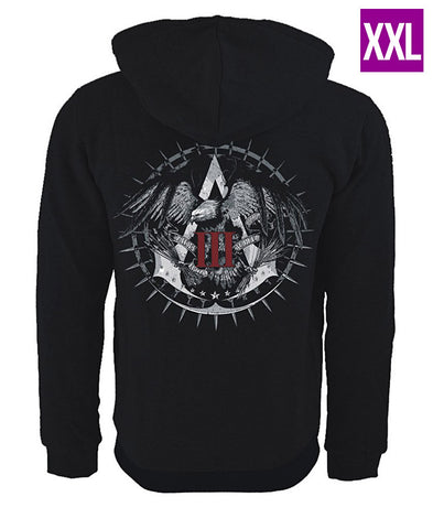 Ubisoft Unisex - Assassin s Creed III - Official Team Hoodie - XX-Large Black (APPAREL) APPAREL Game 