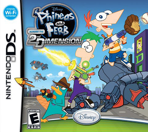 Phineas and Ferb - Across the 2nd Dimension (Bilingual Cover) (DS) DS Game 