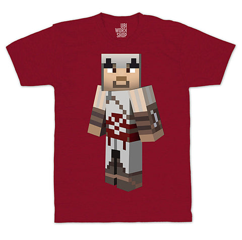 Ubisoft Unisex - Minecraft - Ezio T-Shirt - X-Large Red (APPAREL) APPAREL Game 