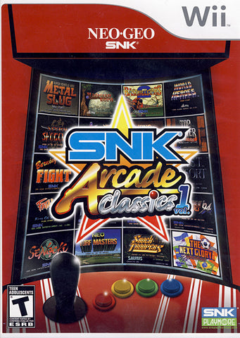 SNK Arcade Classics Volume 1 (Bilingual Cover) (NINTENDO WII) NINTENDO WII Game 