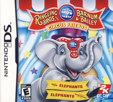 Ringling Bros And Barnum & Bailey - Circus Friends (Bilingual Cover) (DS) DS Game 