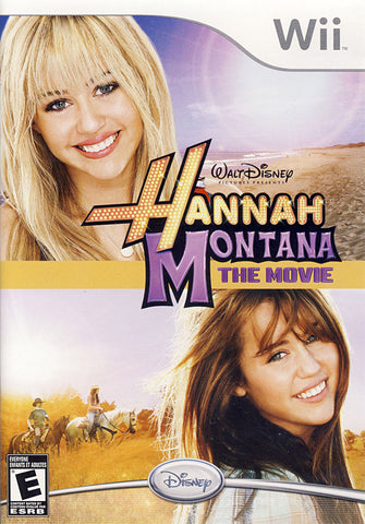 Hannah Montana - The Movie (Bilingual Cover) (NINTENDO WII) NINTENDO WII Game 