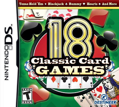 18 Classic Card Games (DS) DS Game 