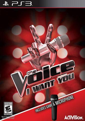 The Voice - I Want You (Bundle with Microphone) (PLAYSTATION3) PLAYSTATION3 Game 