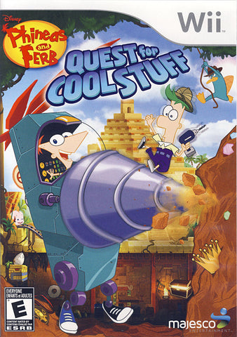 Phineas and Ferb - Quest for Cool Stuff (Bilingual Cover) (NINTENDO WII) NINTENDO WII Game 