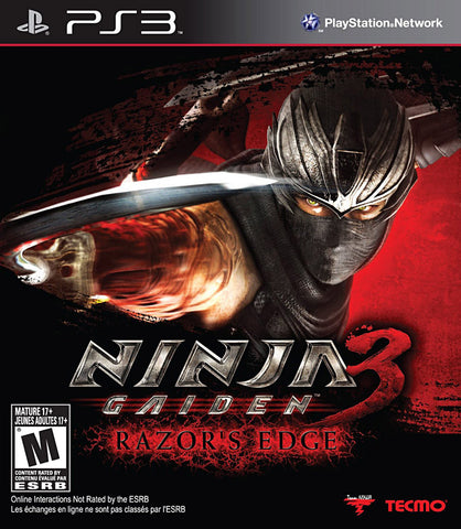 Ninja Gaiden 3 - Razor's Edge (Bilingual Cover) (PLAYSTATION3) PLAYSTATION3 Game 