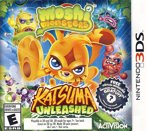 Moshi Monsters - Katsuma Unleased (Bilingual Cover) (3DS) 3DS Game 