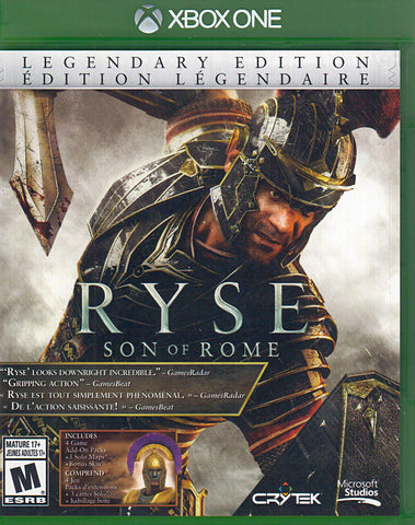 Ryse - Son Of Rome (Legendary Edition) (Bilingual Cover) (XBOX ONE) XBOX ONE Game 