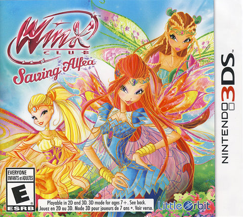 Winx Club - Saving Alfea (Trilingual Cover) (3DS) (3DS) 3DS Game 