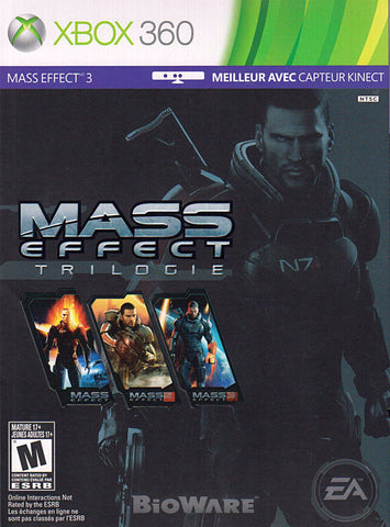 Mass Effect Trilogy (French Version Only) (XBOX360) XBOX360 Game 