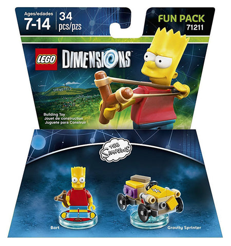 LEGO Dimensions - The Simpsons Bart Fun Pack (Toy) (TOYS) TOYS Game 
