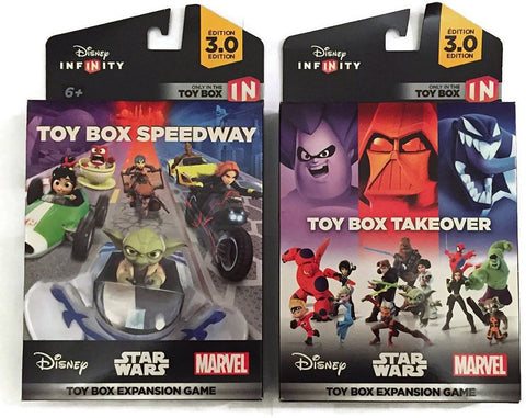 Disney Infinity 3.0 - Toy Box Takeover and Speedway Expansion Bundle (2-Pack) (Toy) (TOYS) TOYS Game 