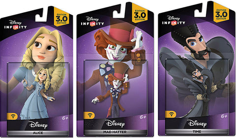 Disney Infinity 3.0 - Alice In Wonderland Bundle (Alice / Mad Hatter / Time) (3-Pack) (Toy) (TOYS) TOYS Game 