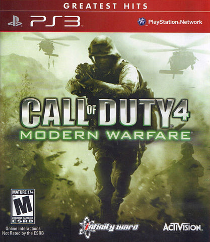 Call of Duty 4: Modern Warfare (Game of the Year Edition) (PLAYSTATION3) PLAYSTATION3 Game 