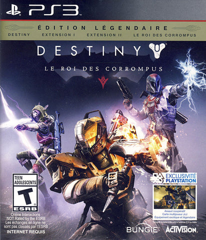Destiny: The Taken King - Legendary Edition (French Version Only) (PLAYSTATION3) PLAYSTATION3 Game 