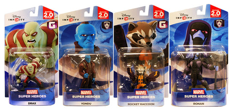 Disney Infinity 2.0 - Guardians of the Galaxy Bundle 1 (4-Pack) (Toy) (TOYS) TOYS Game 