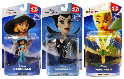 Disney Infinity - Jasmine / Maleficent / Tinker Bell Bundle (3-Pack) (Toy) (TOYS) TOYS Game 