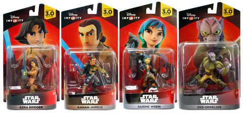 Disney Infinity 3.0 - Star Wars Rebels Bundle 4-Pack (Ezra / Kanan / Sabine / Zeb) (Toy) (TOYS) TOYS Game 