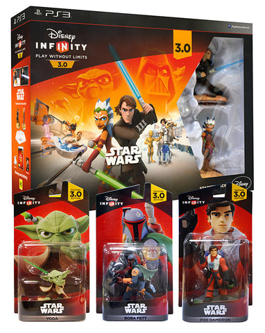 Disney Infinity 3.0 - Star Wars Gift Bundle 4-Pack (Toy) (PLAYSTATION3) PLAYSTATION3 Game 