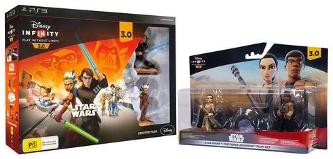 Disney Infinity 3.0 - Star Wars Starter Pack + Force Awakens Playset (EU) (Toy) (PLAYSTATION3) PLAYSTATION3 Game 