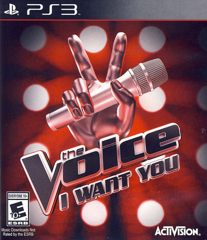 The Voice - I Want You (Game Only) (PLAYSTATION3) PLAYSTATION3 Game 