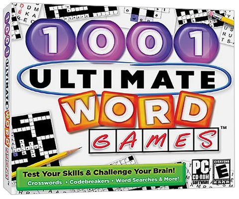 1001 Ultimate Word Games (Jewel Case) (PC) PC Game 