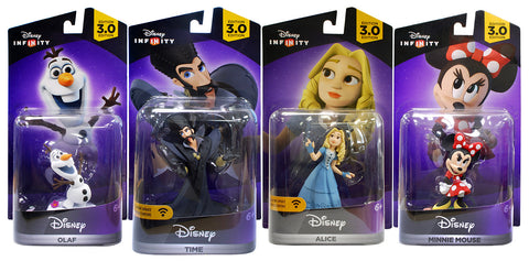 Disney Infinity 3.0 - Olaf / Time / Alice / Minnie Mouse (4-Pack) (Toy) (TOYS) TOYS Game 