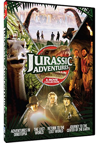 Jurassic Adventures - The Lost World, Return to Lost World, Journey Center of Earth, Adventures in D DVD Movie 