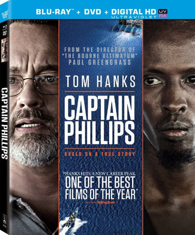 Captain Phillips (DVD+Blu-ray+Ultraviolet) (Blu-ray) BLU-RAY Movie 