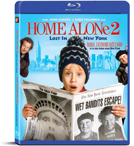 Home Alone 2: Lost in New York (Bilingual) (Blue Cover) (Blu-ray) BLU-RAY Movie 