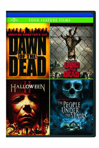 Dawn of the Dead / George A. Romero's Land of the Dead / Halloween II / The People Under the Stairs DVD Movie 
